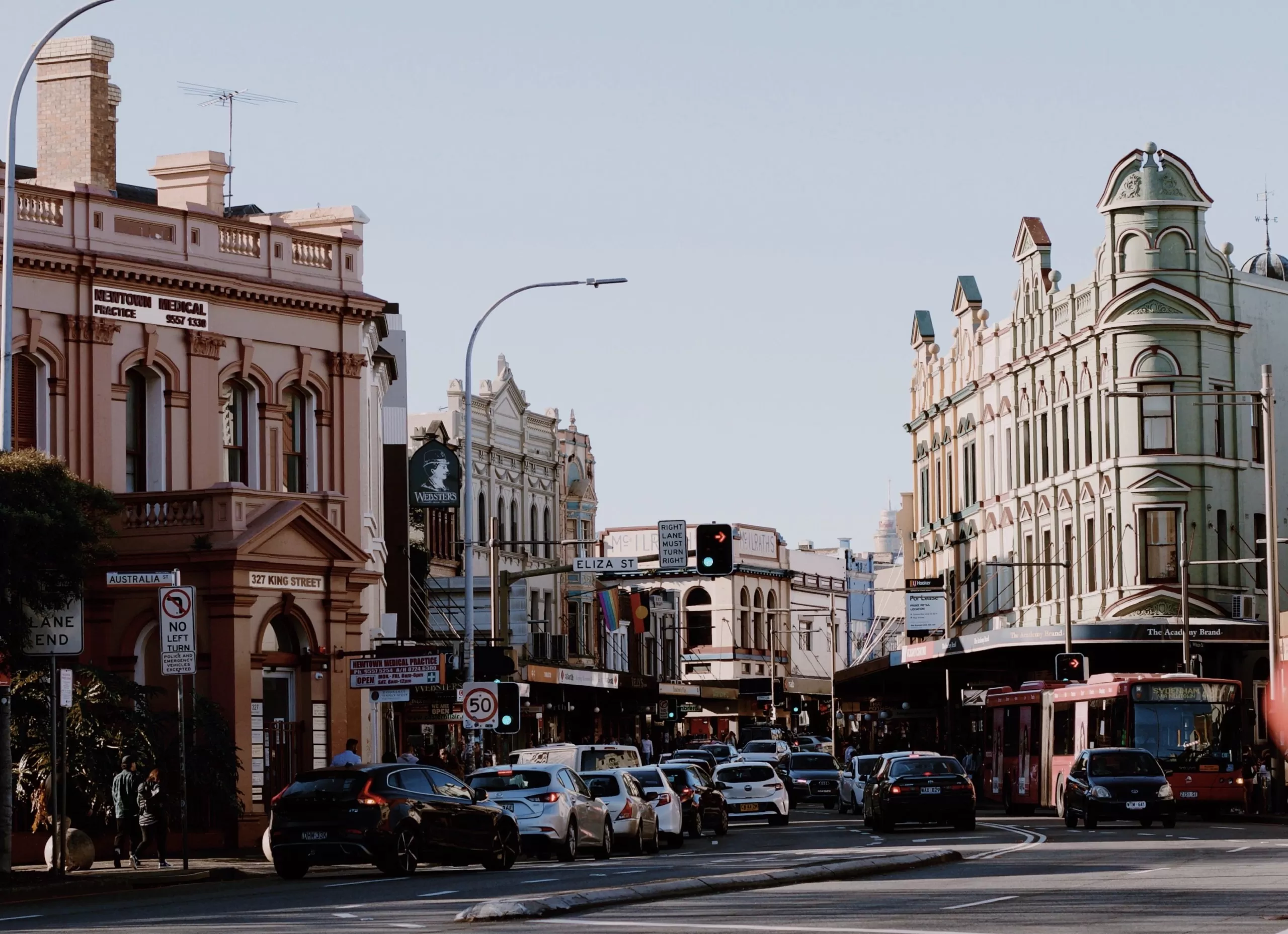 Establishments in King Street Newtown NSW, Sydney