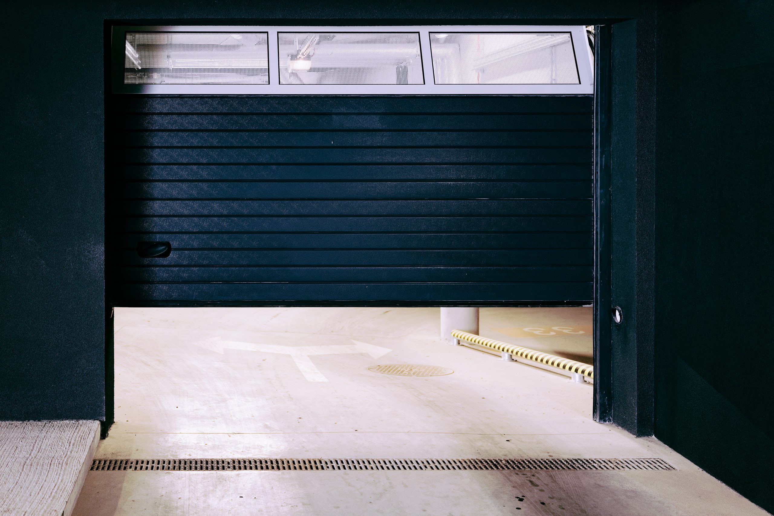 Architecture of Modern Garage of Building Quarter